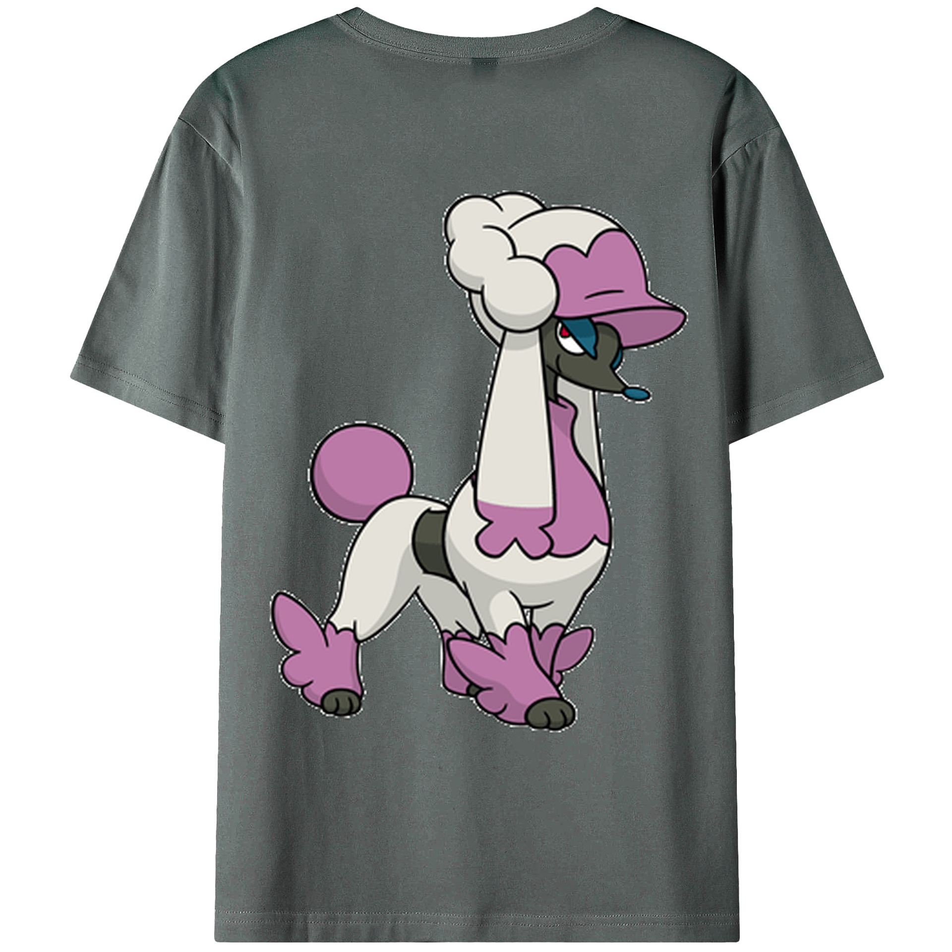 （画像用） ポケットモンスター Pokémon 綿100％ メンズ半袖Tシャツ（バックプリント） 通気性